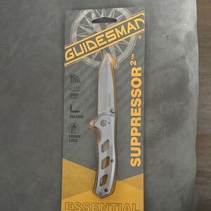Suppressor 2 Folding Knife - Silver